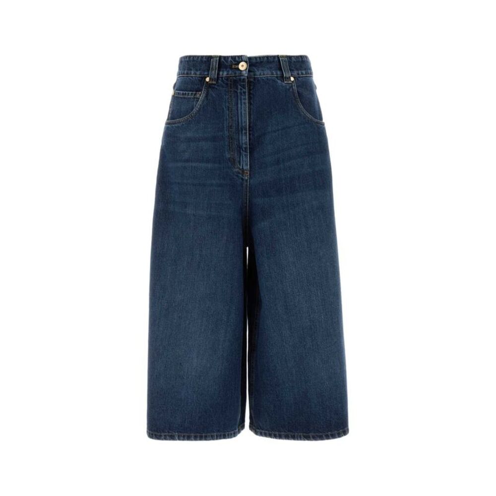 Brunello Cucinelli Women Denim Wide-Leg Jeans